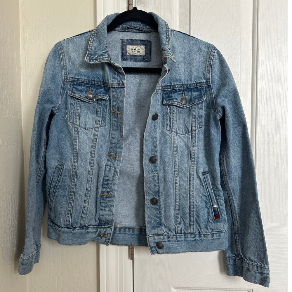 Marine Layer Denim Jean Jacket Size‎ XS